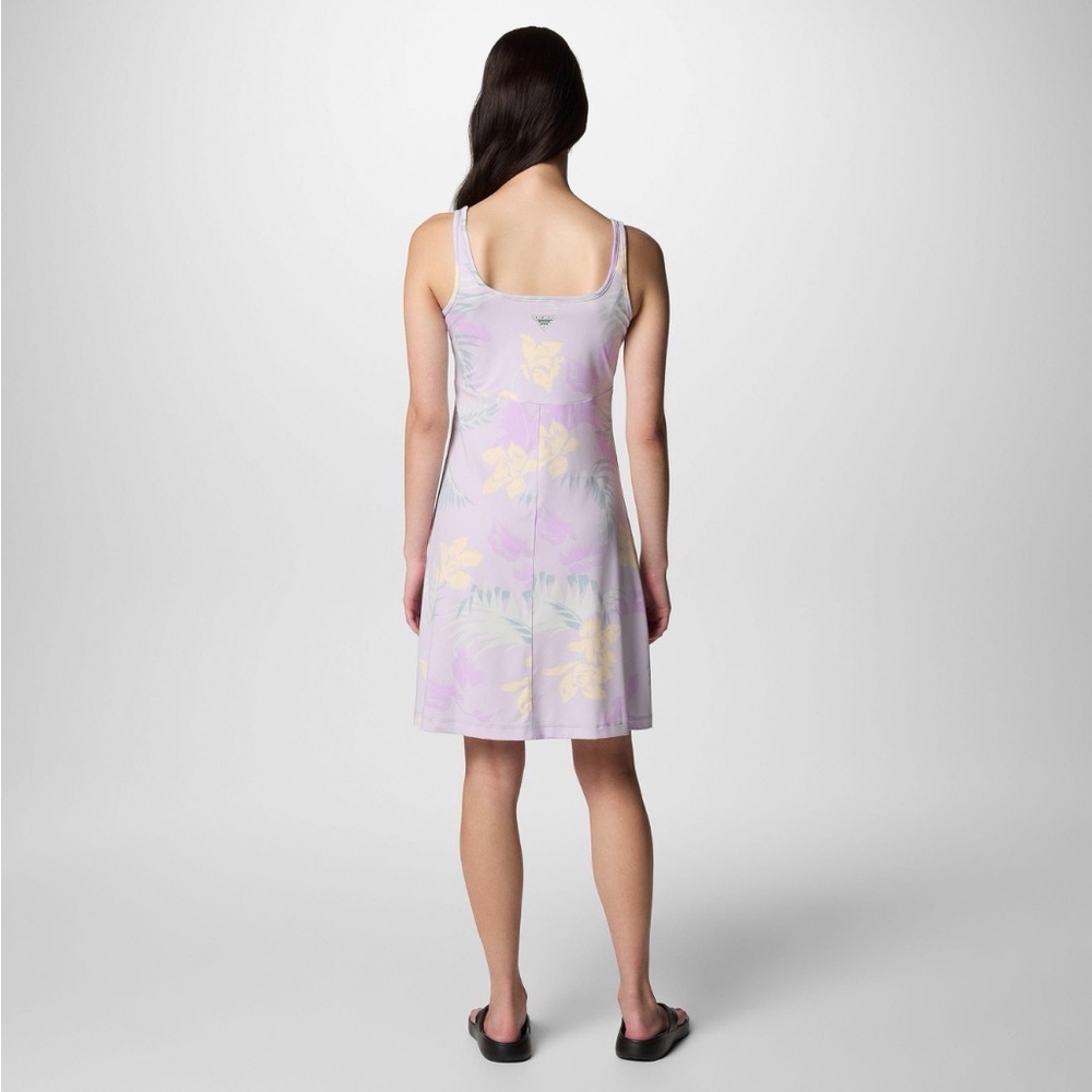 Columbia Women's Lilac Floral PFG Freezer™ III Dress LG NWT - Picture 2 of 7